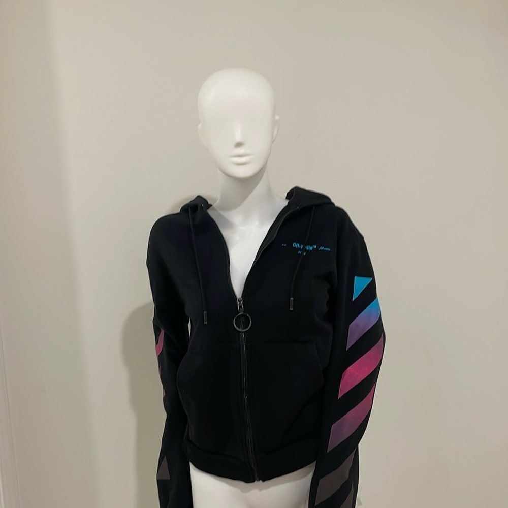 Off White Zip up Jacket